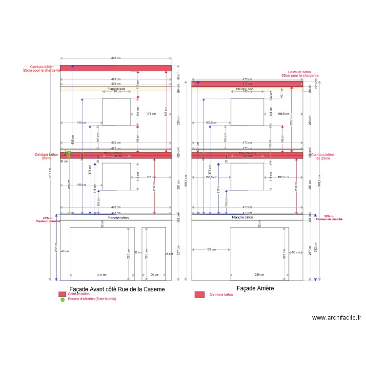 Façade Maçon 06-11-22. Plan de 0 pièce et 0 m2