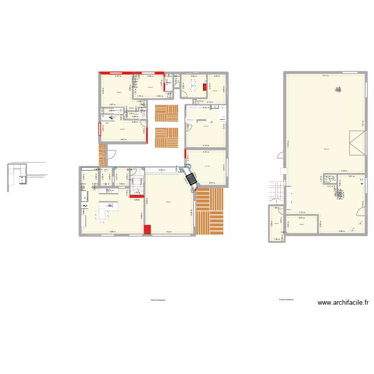 maison axa. Plan de 