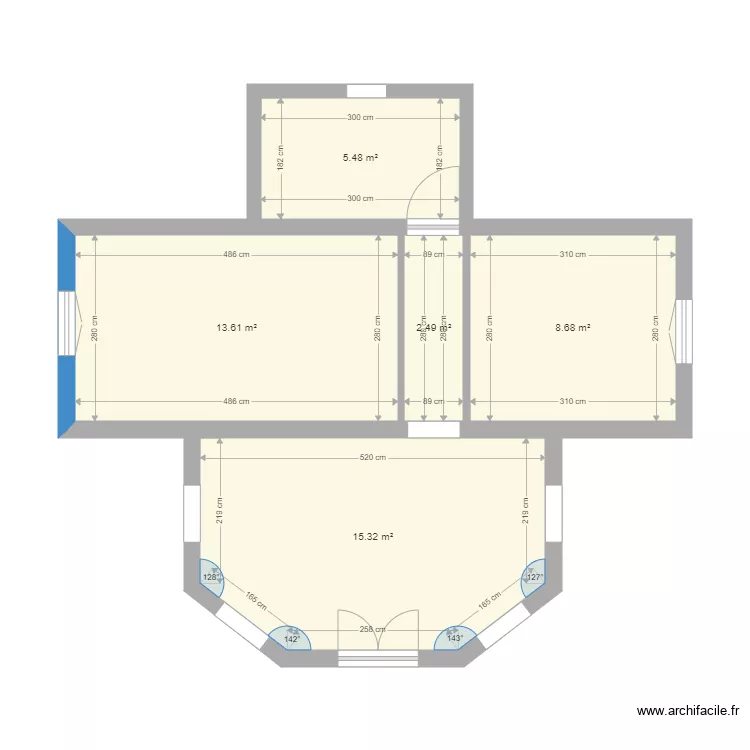 Maison de Rachelle. Plan de 