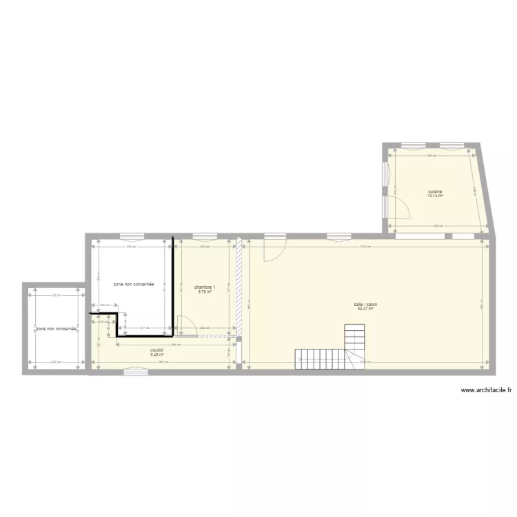FAURE Nicolas " la neuville". Plan de 