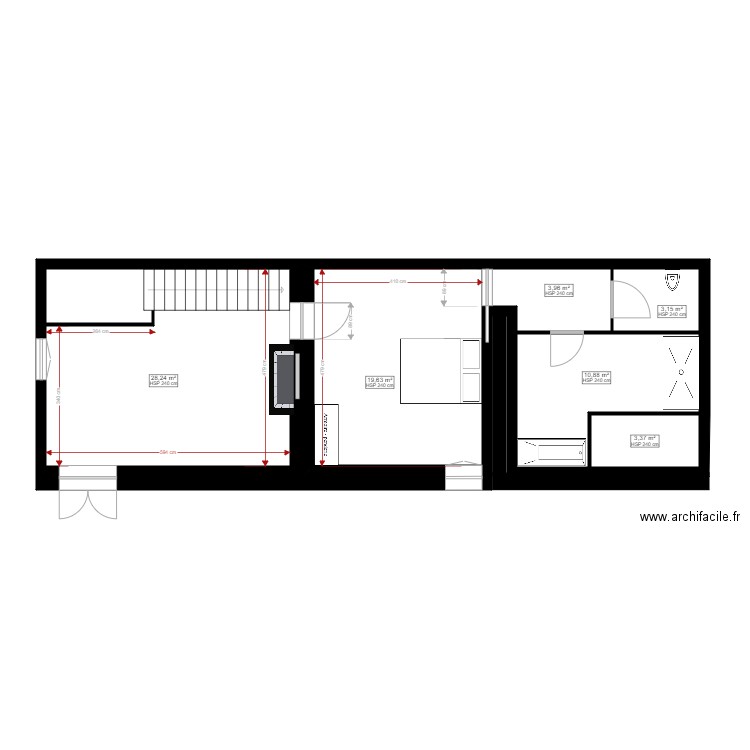 Deb et Leo. Plan de 0 pièce et 0 m2