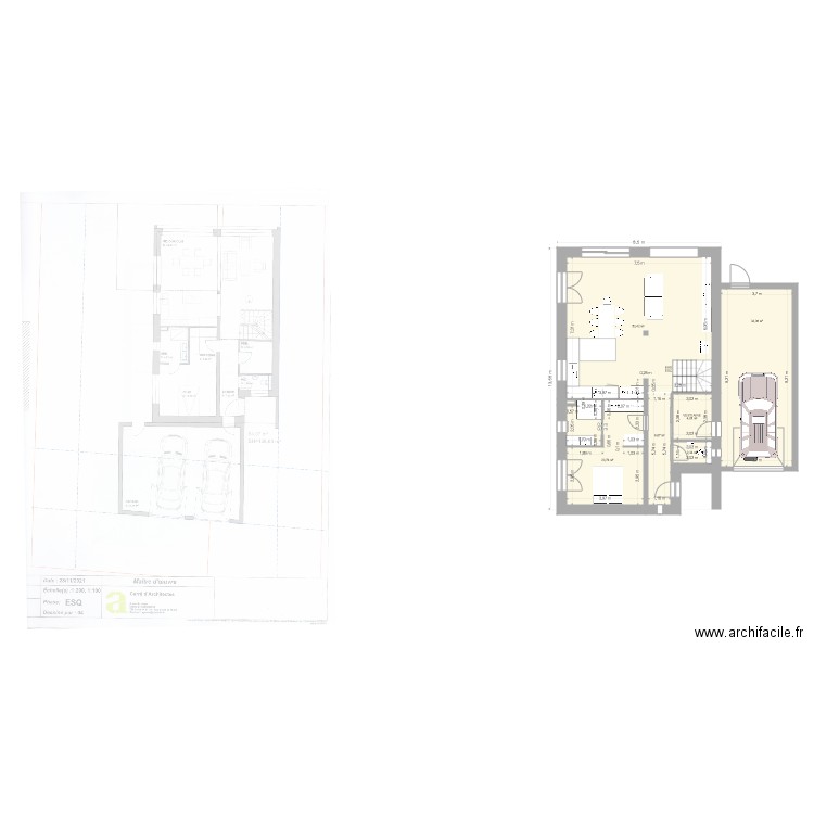 CogePlus. Plan de 15 pièces et 263 m2