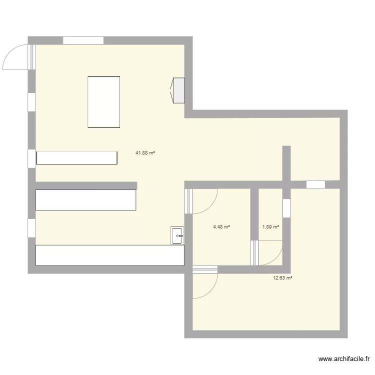 magasin. Plan de 