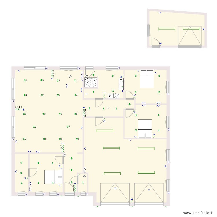 Client à Nicolas. Plan de 0 pièce et 0 m2