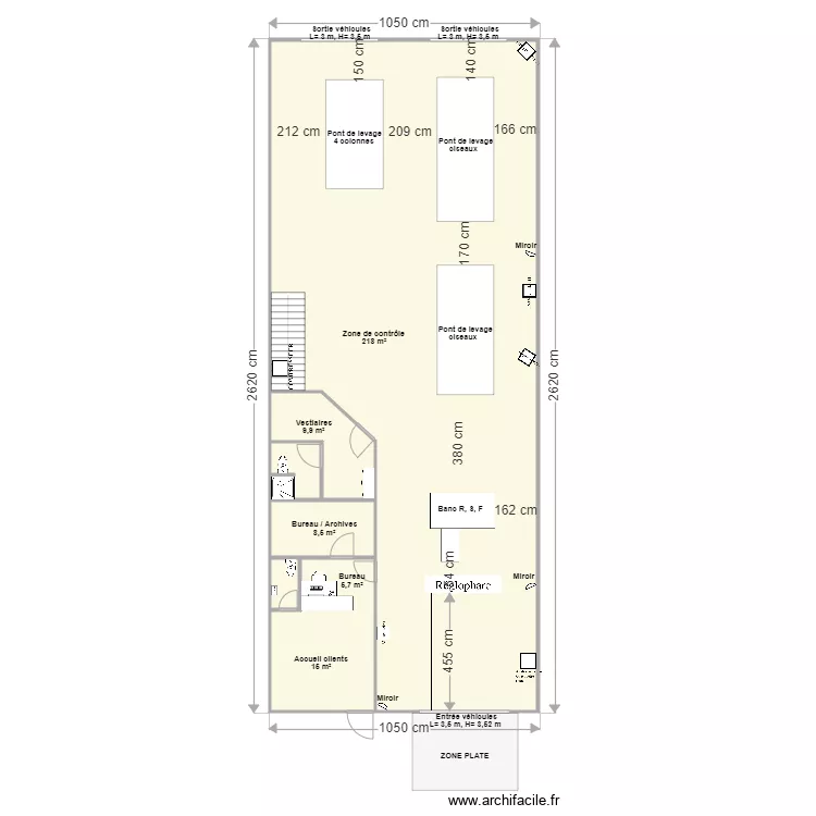 CCT VL AUTO CONTROLE DU MESSIDOR. Plan de 