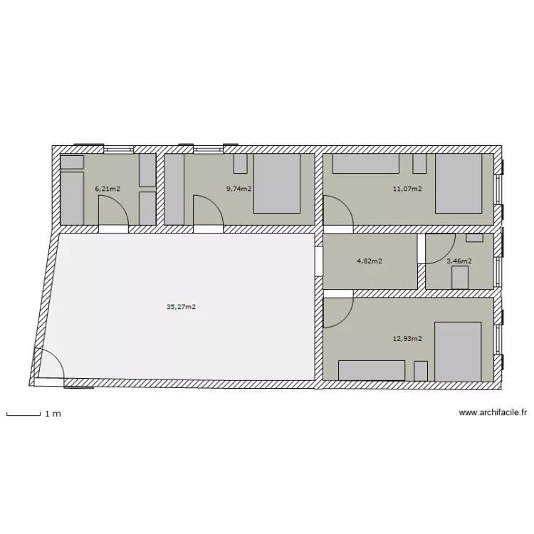 Maison1. Plan de 