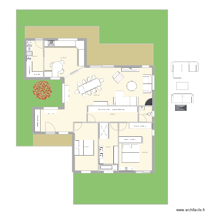 sgfd. Plan de 0 pièce et 0 m2