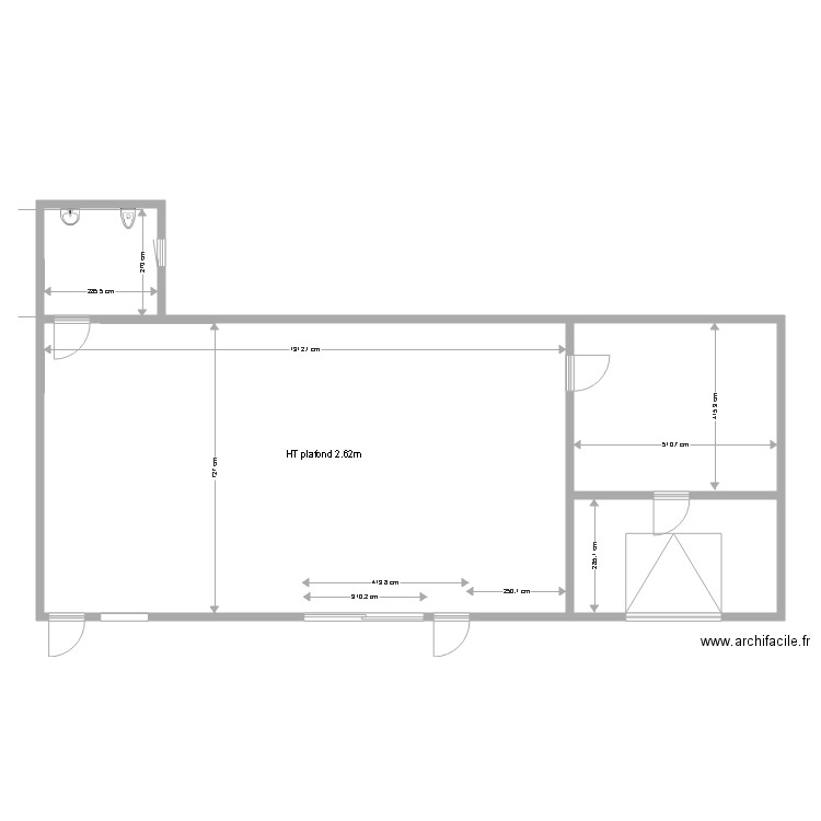 PLAN SALLE ASSOCIATION ECOLE 2. Plan de 4 pièces et 139 m2