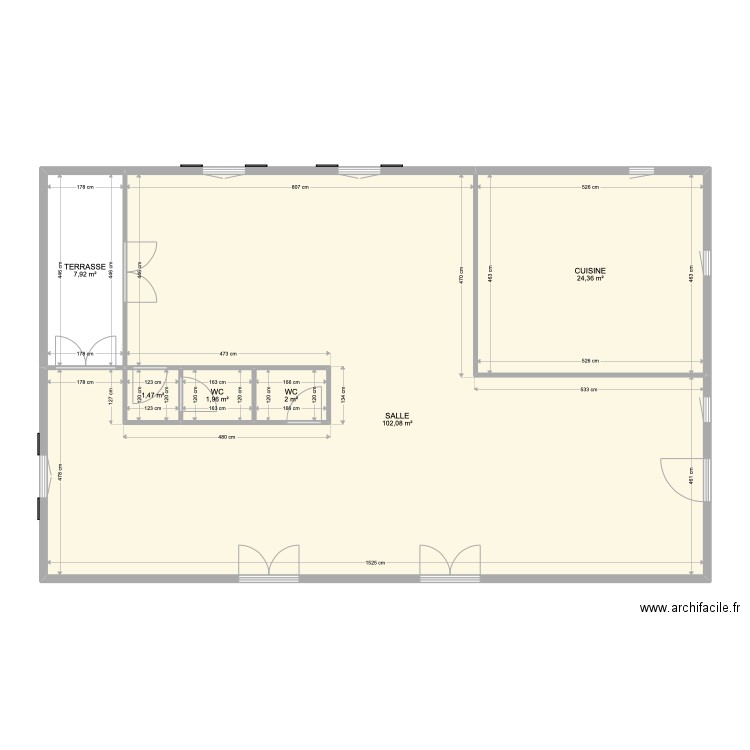 HUME. Plan de 14 pièces et 279 m2