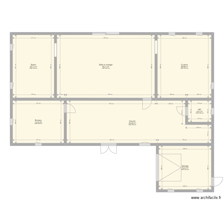 Ma Maison. Plan de 7 pièces et 180 m2