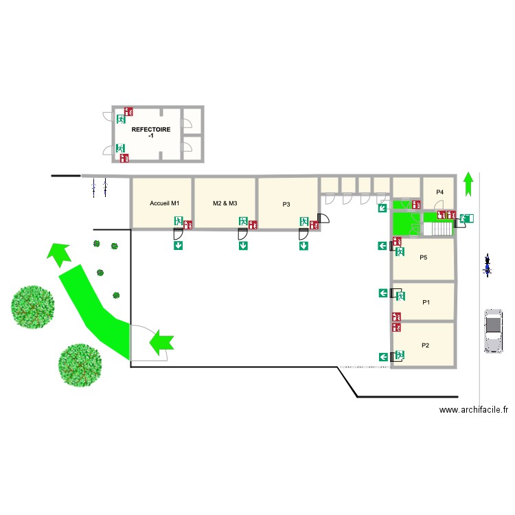 Froidchapelle REZ. Plan de 0 pièce et 0 m2