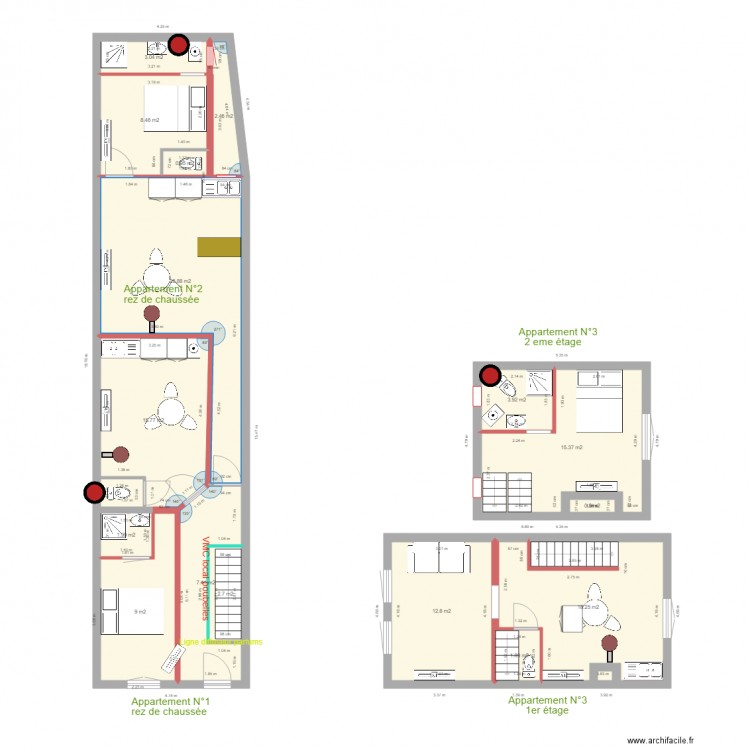 jaures 1projections 13 juillet 2019. Plan de 0 pièce et 0 m2