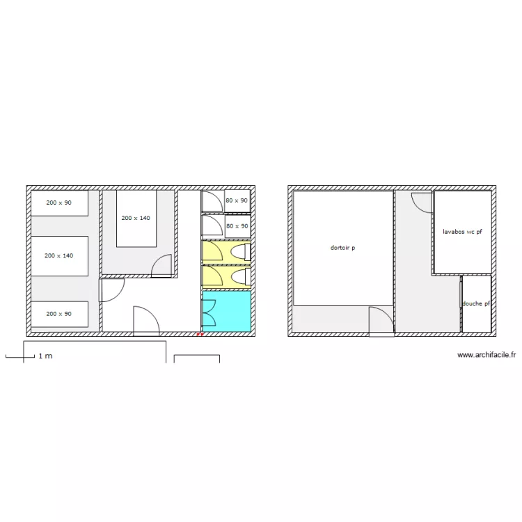 dortoir 2. Plan de 