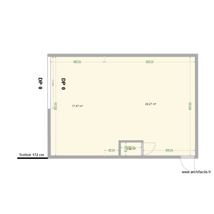 MOTO BBA avant travaux. Plan de 0 pièce et 0 m2 MOTO BBA avant travaux. Plan de 0 pièce et 0 m2