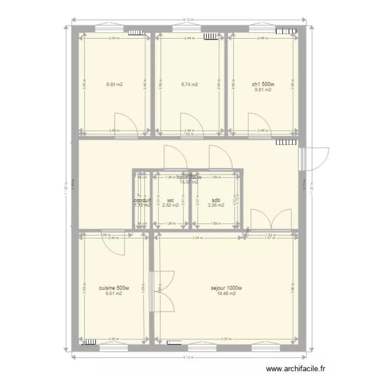 37 av chandon genvilliers. Plan de 0 pièce et 0 m2