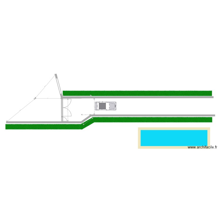 Version Droite. Plan de 0 pièce et 0 m2