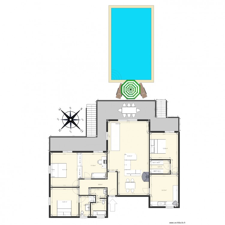 VILLA PIETROSELLA. Plan de 0 pièce et 0 m2