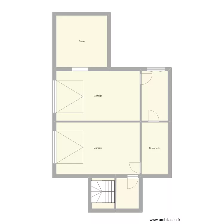 Croquis DOLIS Sous sol. Plan de 