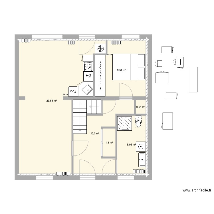 DamousRéflexions4. Plan de 0 pièce et 0 m2