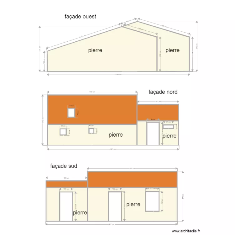 plan initial . Plan de 