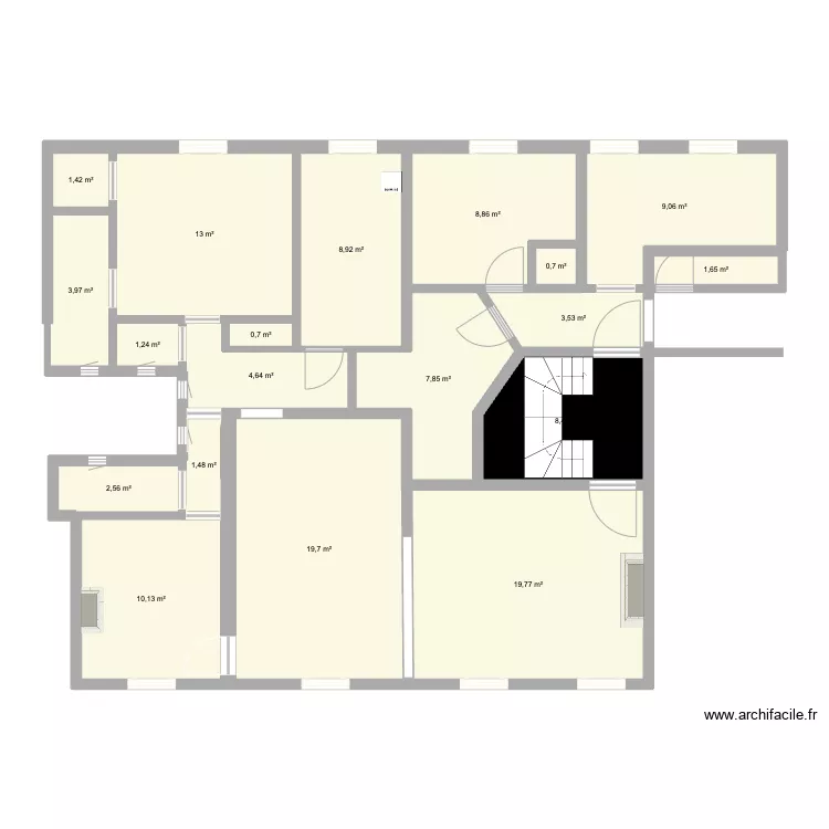 Plan Asnières version Vestiaire borgne. Plan de Plan Asnières version Vestiaire borgne. Plan de