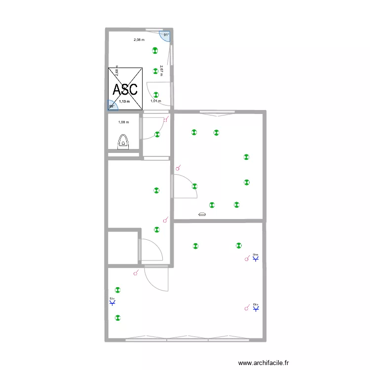 MJ 2&egrave;me (domotique). Plan de 