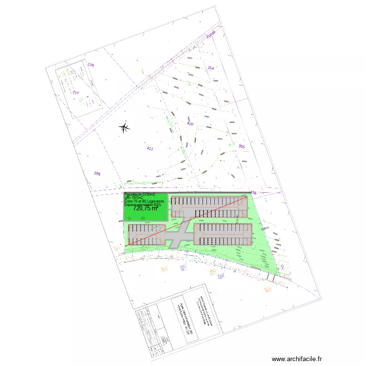 AY135. Plan de 3 et 2984 m² AY135. Plan de 3 et 2984 m²