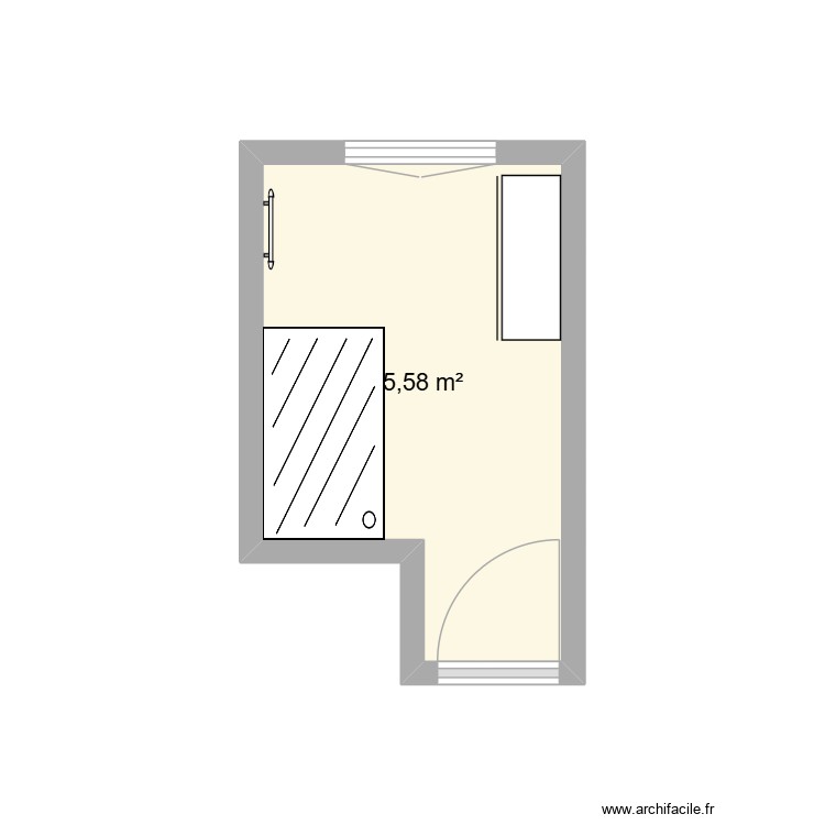 SdB Lillye. Plan de 0 pièce et 0 m2