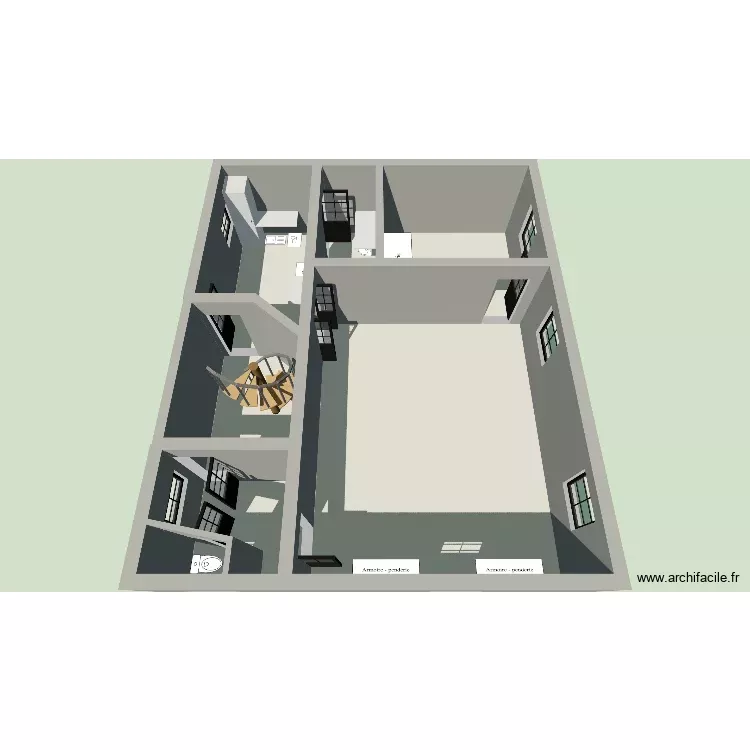 E.P. Plan de 7 Pièces et 76 m² E.P. Plan de 7 Pièces et 76 m²