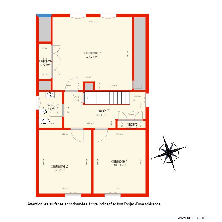 BI 4602 étage côté. Plan de 0 pièce et 0 m2