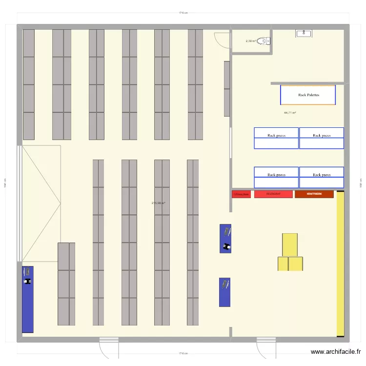 Castelnaudary. Plan de 