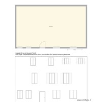 Facade 32 Souvenir THUIR plan projet 1 fenetre