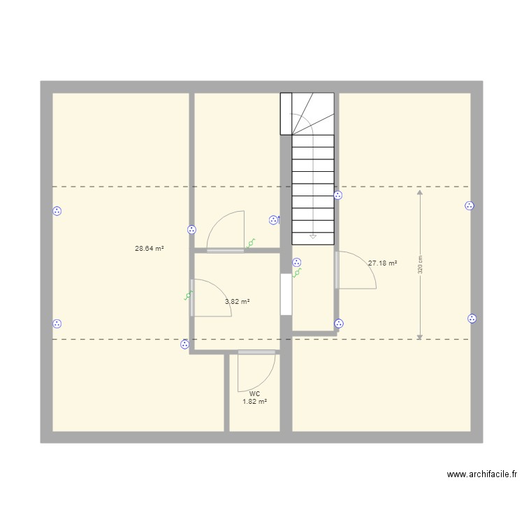 cyriac etage. Plan de 0 pièce et 0 m2