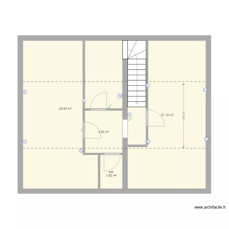 cyriac etage. Plan de 