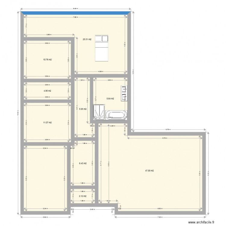 2222. Plan de 0 pièce et 0 m2