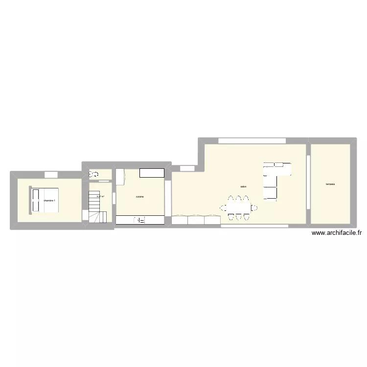 Tom Ficher 1er. Plan de 5  et 108 m²