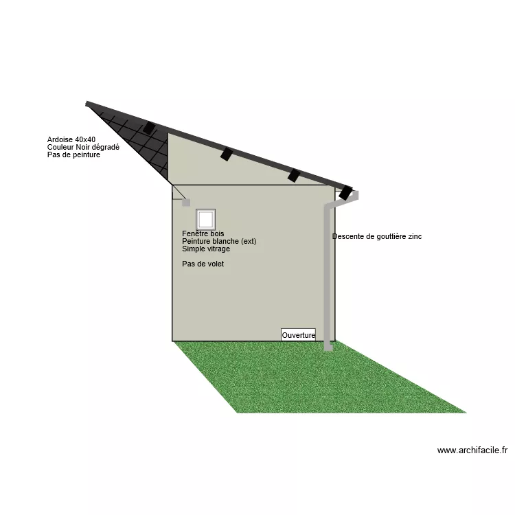 PLAN FACADE - AVANT TX - 4. Plan de 