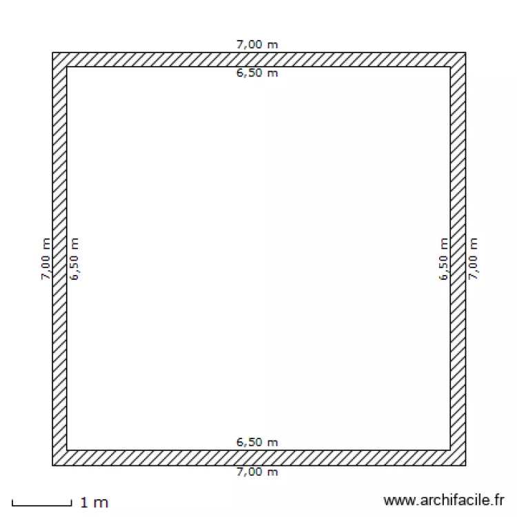 CHAMBRE. Plan de 