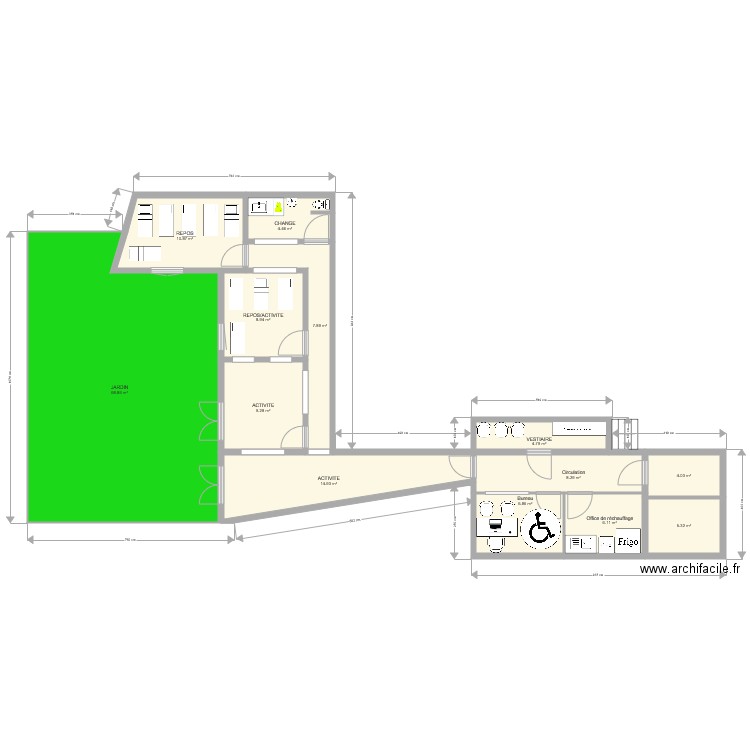 Clamart Creche. Plan de 0 pièce et 0 m2