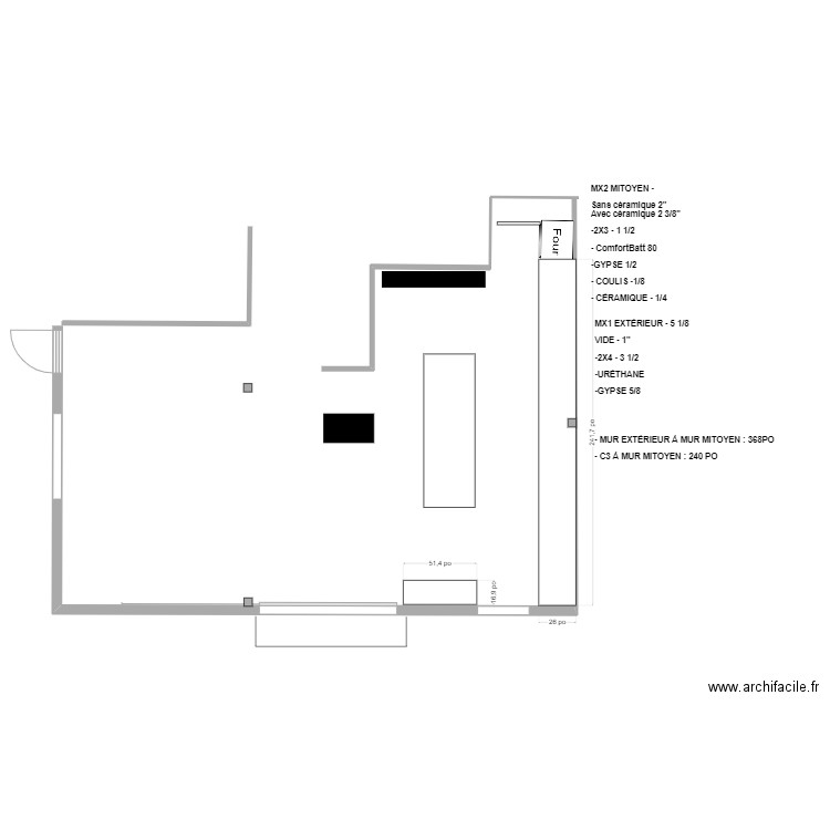 4310-cuisine- STRUCTURE. Plan de 0 pièce et 0 m2