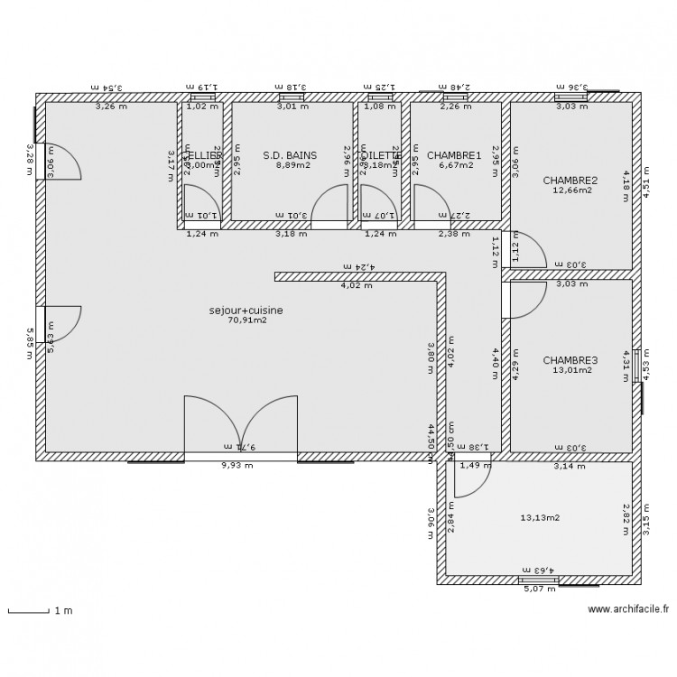 maison construction3. Plan de 0 pièce et 0 m2