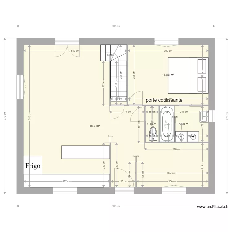 nouveau margot SDB3. Plan de 