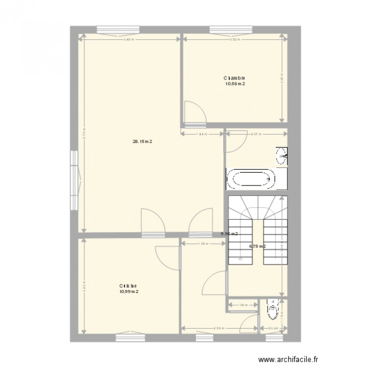 Chateau 1er étage final. Plan de 0 pièce et 0 m2