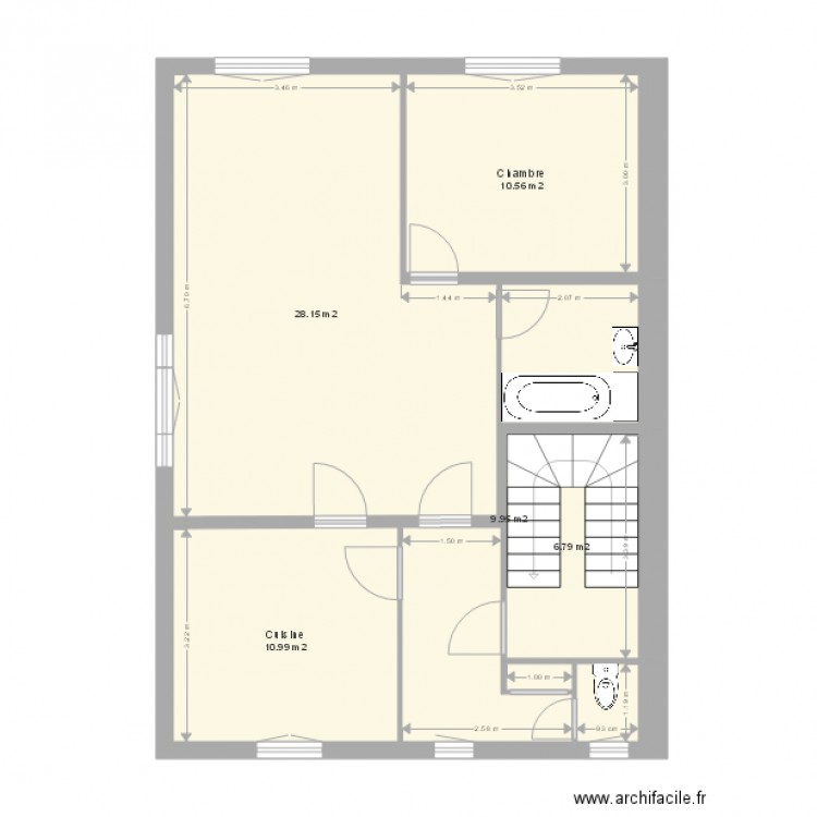 Chateau 1er étage final. Plan de 0 pièce et 0 m2