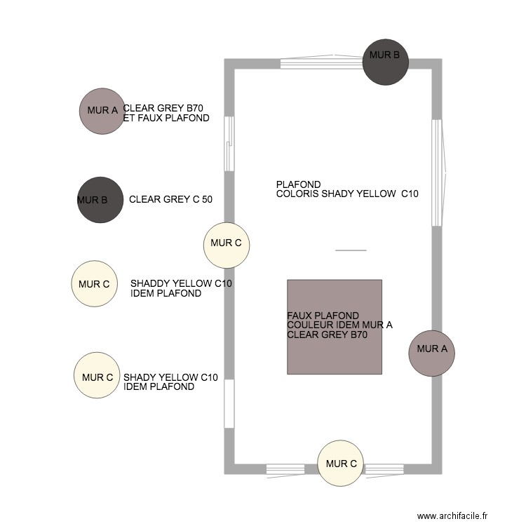 PLAN PEINTURE FLORENCE . Plan de 0 pièce et 0 m2