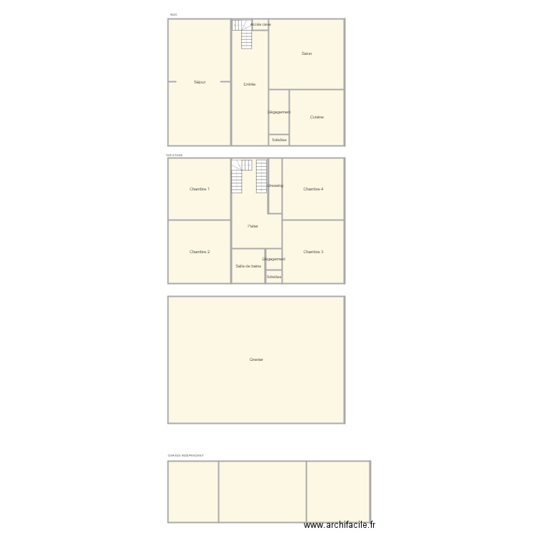 massenet. Plan de 0 pièce et 0 m2