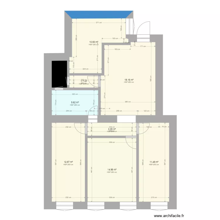 AMENAGEMENT harsfa 45 4 chambre. Plan de AMENAGEMENT harsfa 45 4 chambre. Plan de