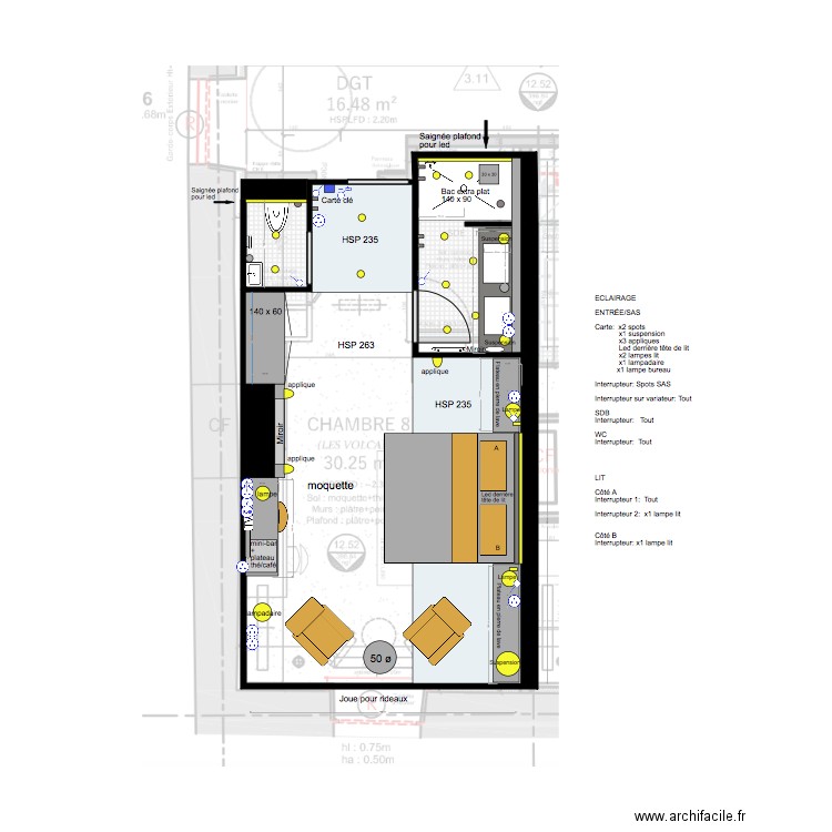 Chambre 8 Z. Plan de 0 pièce et 0 m2