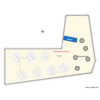 Salle VdL Aménagement 42 places