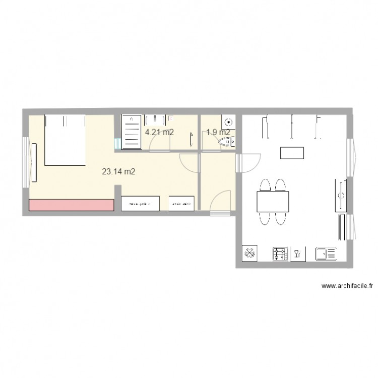 étage 1. Plan de 0 pièce et 0 m2